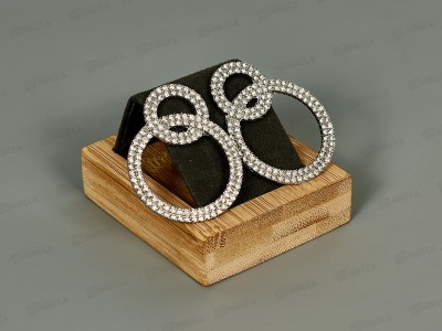 Серьги п/серебро со стразами в асс.№4564