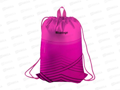 Мешок д/обуви Berlingo Pink geometry 340*470мм.,MS230205 *10