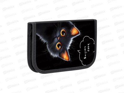 Пенал 1-секц ArtSpace A curious kitten 200*130мм ПT4 Л130003  *8