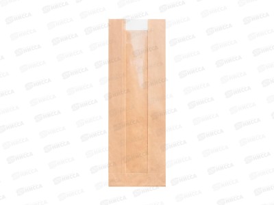 Пакет бумажн мини-багет 300*100+50мм,крафт,AVIORA коричн.108-099*100