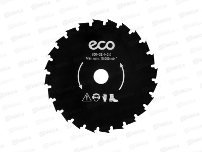 Нож для мотокосы 24 зуб 200*2,0*25,4мм ECO