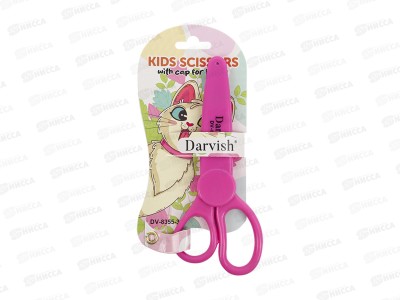 Ножницы Darvish 13,5см дет с колпач., DV-8355-3*12/120