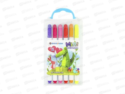 Фломастеры 12цв. Darvish mini DV-10593-12*12/120