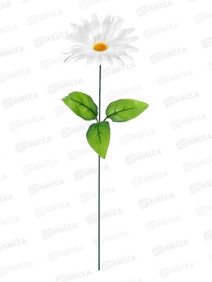 Цветок 41см Ромашка искусствен. белый OD-6 (20шт)