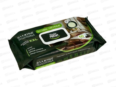 Master FRESH влажные полотенца очищающие универс хозяйственные 60шт