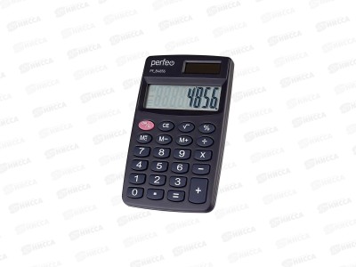 Калькулятор Perfeo PF B4856, карманный, 8-разр., черный