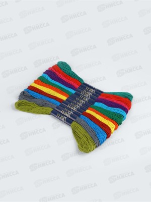 Набор ниток мулине хлопок 12шт №5, TR 10630377