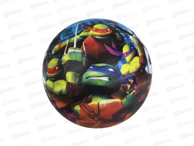Мяч &quotИГРАЕМ ВМЕСТЕ&quot &quotЧерепашки Ниндзя&quot полноцвет  23см FD-9(TMNT) в/с