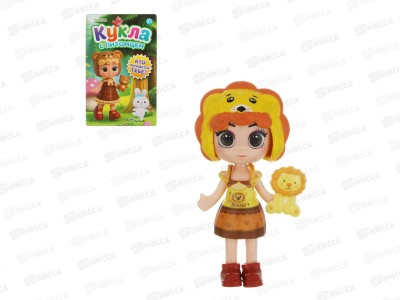 Кукла 10см с питомцем в сюрприз-боксе, тм Игроленд, 267-965  г