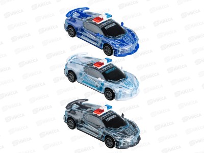 Патрульный автомобиль инерц. 15,5х5х7см, 3 дизайна, 292-012  г