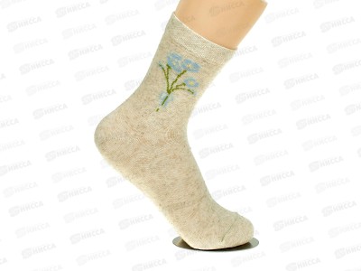 Носки жен 1619 Linen 827 р.23 натуральный