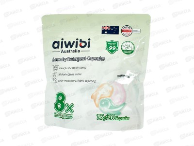 Aiwibi капсулы для стирки детского белья 20шт*15г  Без запаха *55