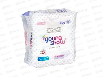Young Show USA time трусики для критических дней 5шт XL/XXL *24