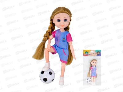Кукла малышка Miss Kapriz MK55858D футболистка FCJ1434514 в пакете