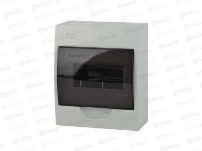 Корпус пластиковый навесной ЭРА SIMPLE ЩРН-П-08 IP41 пр.крышка белый *30