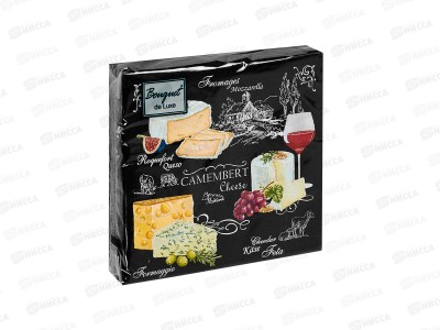 Салфетки 3сл 25л 24*24 Bouquet de Luxe Застолье, 25672 *15