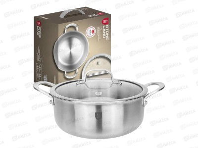 Кастрюля Stone Land SL01-103 4,9л 24см нержавеющая сталь