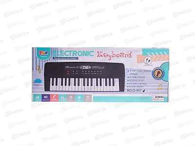 Синтезатор 3077160, 37 клавиш, микрофон, в коробке 53*8,2*21,2