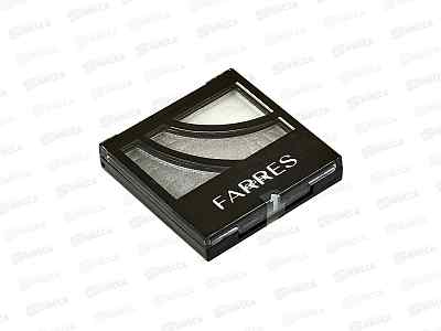 Farres Тени для век 1009-01 3цвета перламутровые *12