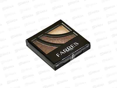 Farres Тени для век 1009-06 3цвета перламутровые *12