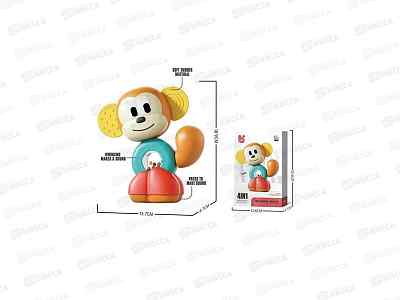 Игрушка &quotОбезьянка&quot 3081266 звук, в коробке 20,5*7*13,5см