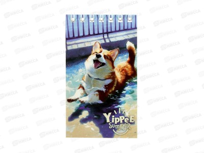 Блокнот 40л schoolФОРМАТ А7 Кайфующий корги, греб., БЛГ7-КФК *10