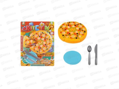 Набор &quotПиццерия&quot 3039225 пицца, тарелка, приборы в пакете 21*2,6*28