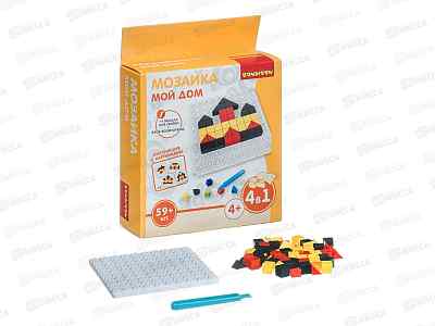 Мозаика &quotМой дом&quot, 59 деталей, пластик, Bondibon