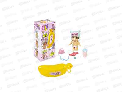 Кукла OLY Bondibon в шапке-ушанке 8см мальчик-F, 3370-В, ВВ3845