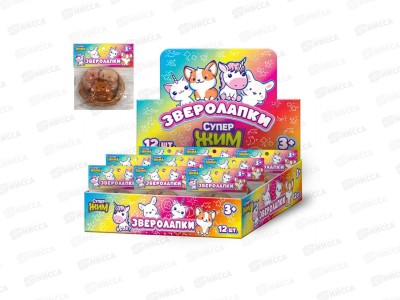 Игрушка-антистресс зверолапки Хомяк, Супер Жим, XIN-ALT-01-RU *12