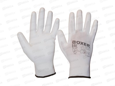Перчатки нейлоновые с полиуретановым покрытием BOXER р.10, BXR1101 *12/120