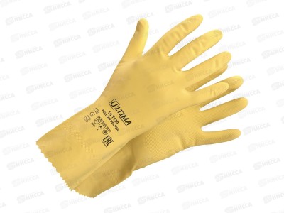 Перчатки латексные YELLOW HELPER р.8/M, ULT120 *12/144