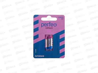 Батарейка Perfeo CR123 1BL Lithiuml, PF CR123/1BL *20/320
