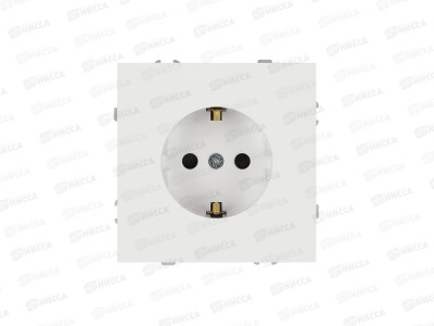 Розетка ЭРА Galaxy Schuko с/у с/з, (механизм) белый, 15-2101-01 *12/120