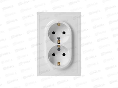 Розетка ЭРА Galaxy Schuko с/у с заземлением, (механизм) белый, 15-2104-01 *6/60
