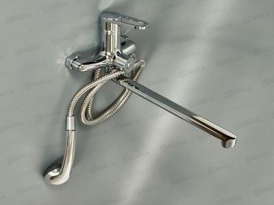 Смеситель L-нос 35см., встроенный  Арт.900-82 (1166)  *10