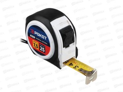 Рулетка  7,5м*25мм &quotОПТИМА&quot РОКОТ 658-116  г