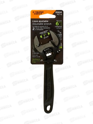 Ключ разводной профессиональный 6&quot PET-6 15500
