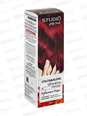 Studio Professional Оттеночный гелевый тонер Яркий красный 150мл *6