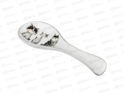 Подставка под ложку Коты 25х9х3см, керамика, MILLIMI, 824-328  г