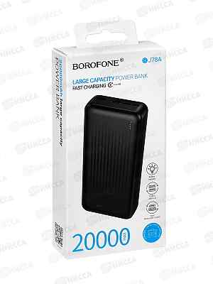 Зарядное устройство (Пауэрбанк)2USB 2,0A 20000mAh 1Type-C 1m BJ78A Black