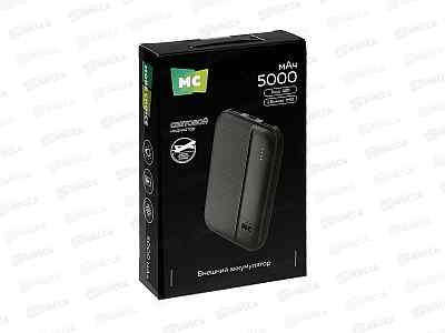 Зарядное устройство  (Пауэрбанк)  2USB 2.0A 5000mAh PB25-05 Black