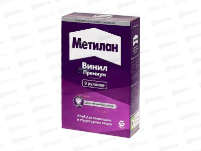 Клей обойный МЕТИЛАН Винил Премиум Пачка 250г, 1518429 *18