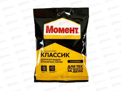 Клей обойный МОМЕНТ Классик Пакетик 100г, 762892 *24