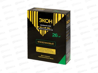 Клей обойный ЭКОН флизелиновый Пачка 200г, 2077903 *24