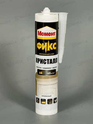Клей МОМЕНТ-Фикс Кристалл монтажный 265г, 2572945 *12