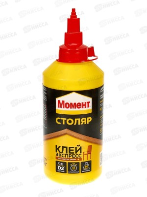 Клей МОМЕНТ-СТОЛЯР 750г, экспресс, светлое дерево, 422984 *9