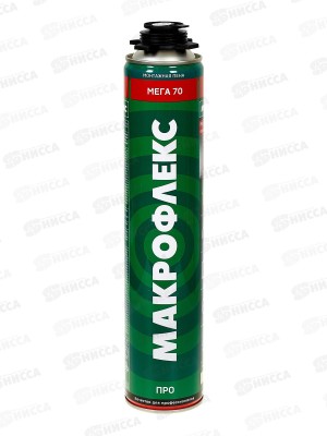 Пена монтажная МАКРОФЛЕКС Мега 70 ПРО  880мл, 3048185 *12