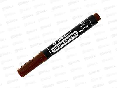Маркер Centropen 8566 водн. коричневый *10