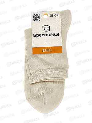 Носки жен 1232 Basic 000 жемчуг 25